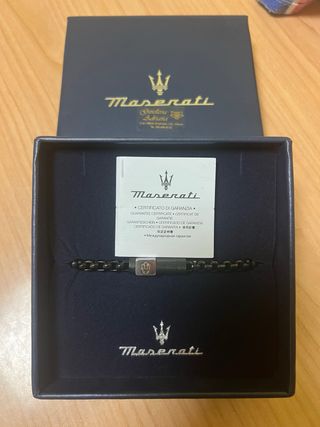 Bracciale Maserati Uomo Acciaio Dorato Argentato