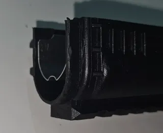 Guardamanos AK74 con Rieles Negro