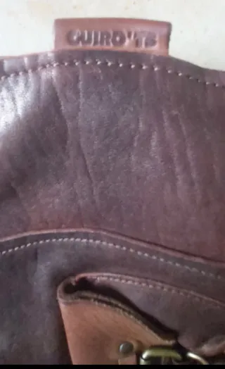 Bolso Mochila Piel Marrón