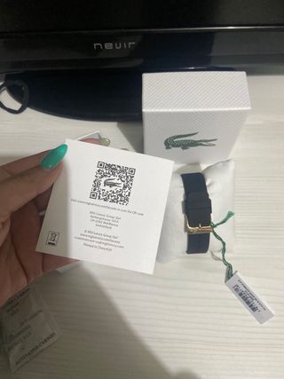 Reloj Lacoste Negro y Dorado