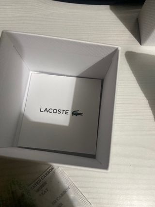 Reloj Lacoste Negro y Dorado