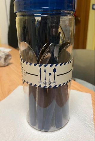 Set 24 posate Avril acciaio inox design italiano