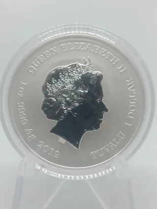 Moneda Plata Capitán América- Marvel- 1 Oz 2019