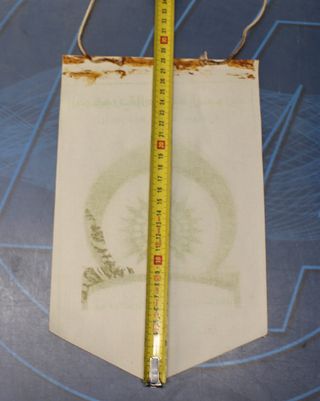 Banderín emisora radio Siria. Syrian Radio & Televisión.