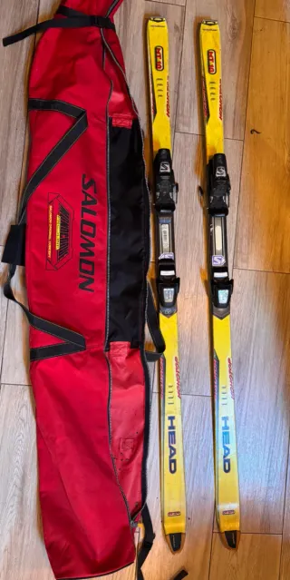 Esquís Head con bolso Salomon