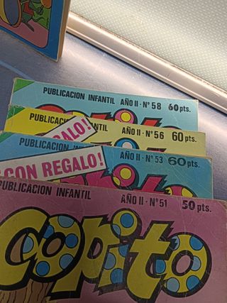 9 números de COPITO REVISTA INFANTIL. año I y año II - 1980/81