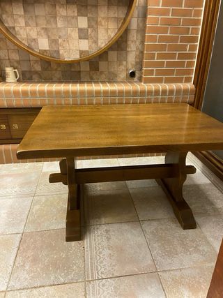 Mesa txoko madera maciza