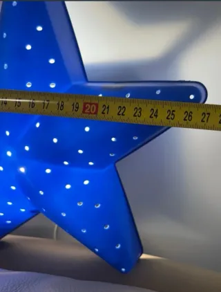 2 Lámparas Estrella Azul