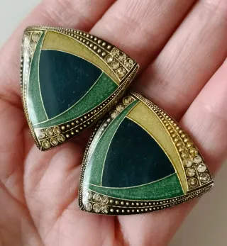 Pendientes Clip Art Deco Caterina Popesco