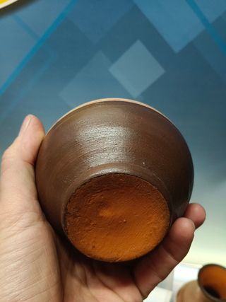 Tres piezas,  botijos o cantaros, 19, 17 cm