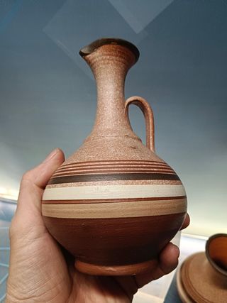 Tres piezas,  botijos o cantaros, 19, 17 cm