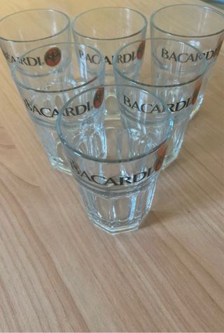 Set 6 Bicchieri Bacardi Cocktail