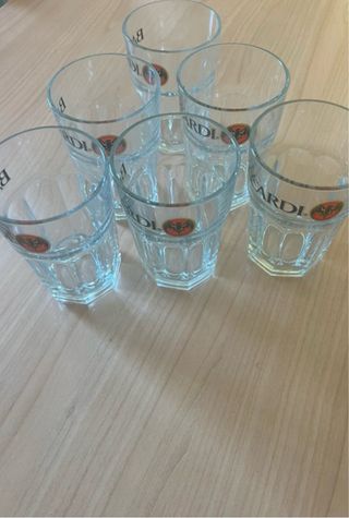 Set 6 Bicchieri Bacardi Cocktail