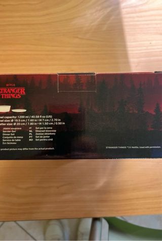 Set Pranzo/Cena Stranger Things Netflix