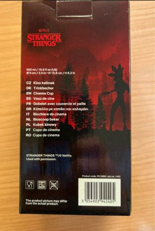 Bicchiere Cinema Stranger Things Netflix 500ml