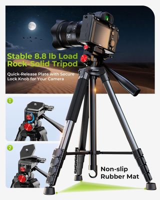 CAMBOFOTO trípode 72'' aluminio ligero estable