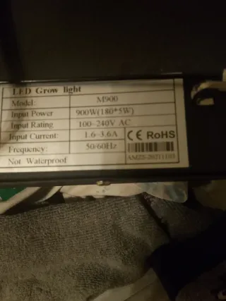 Lámpara LED Cultivo 900W Dual Serie M90