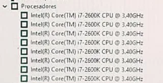 Torre Gaming i7-8GB RAM-500gb- W11 Pro