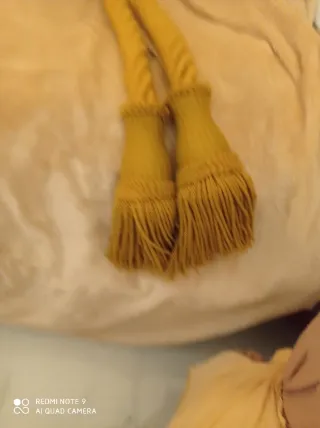 Cordone per tendaggi artigianale oro 6 metri