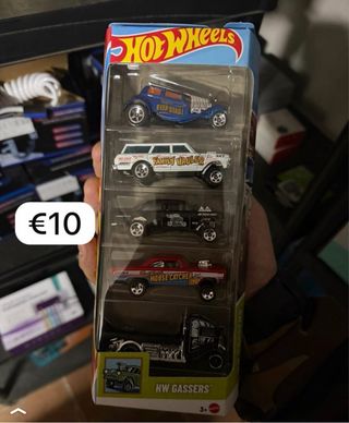 Hot Wheels 5 Macchinine HW Gassers
