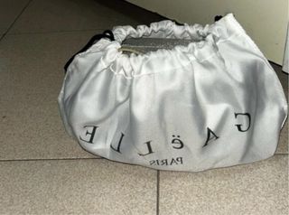 Borsa Gaelle Glitter Silver Nuova con Dust Bag