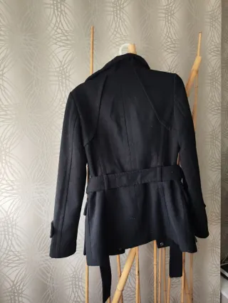 Abrigo Zara Negro Talla XS