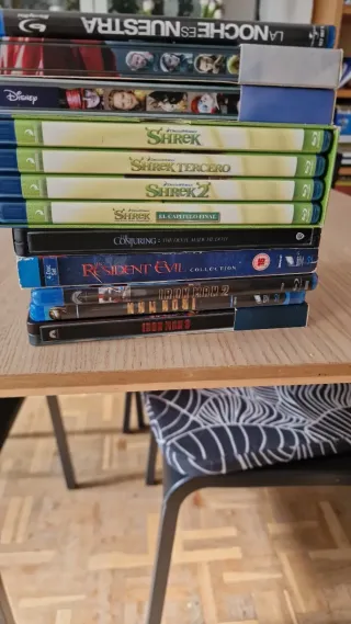 Lote Blu-ray: Shrek, Resident Evil, Iron Man