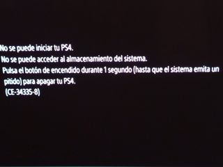 PS4 (PlayStation 4) Disco Duro Dañado