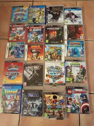 Lote Videojuegos PS3, PS4 y Nintendo DS