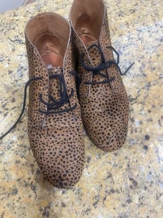 Botines Bimba y Lola Animal Print, talla 37,