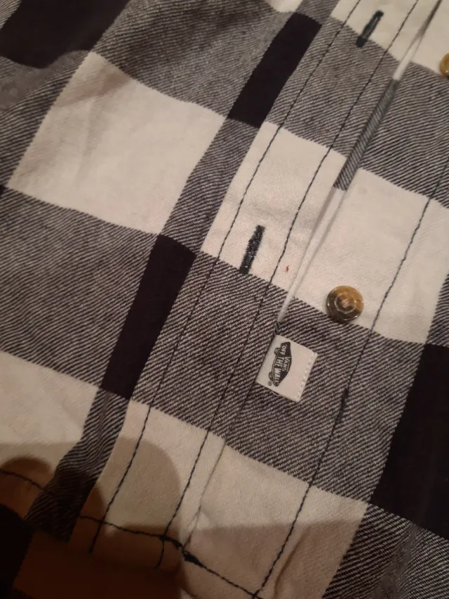 Camisa Vans cuadros invierno Talla S