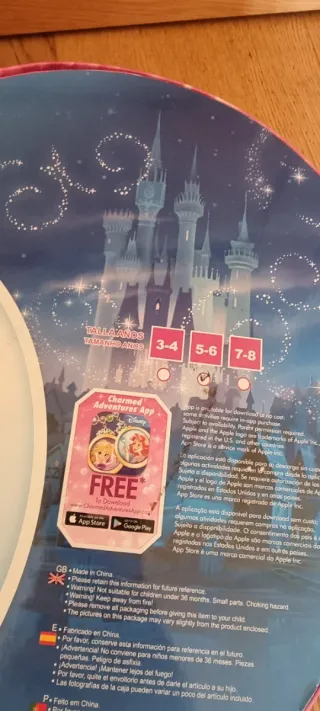 Disfraz Cenicienta Disney Princess Talla 4-6