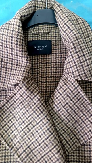 Chaqueta elegante mujer cuadros