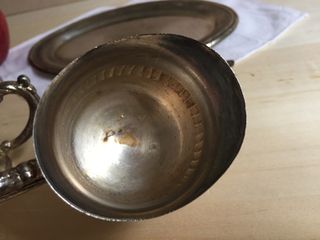 Zuccheriera Lattiera Vassoio Silver Plated