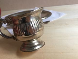 Zuccheriera Lattiera Vassoio Silver Plated