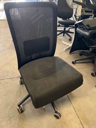 Silla de oficina negra