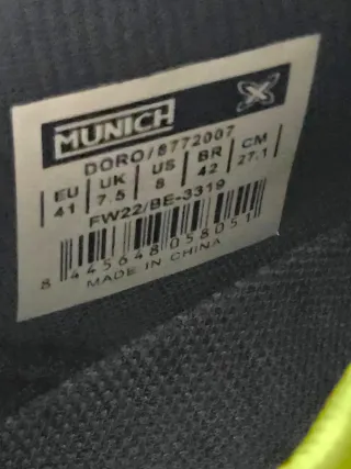 Zapatillas Munich Negras y Marrones