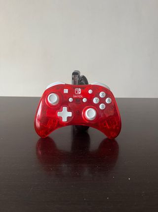 Mando Pro Rock Candy Nintendo Switch Rojo + Cable