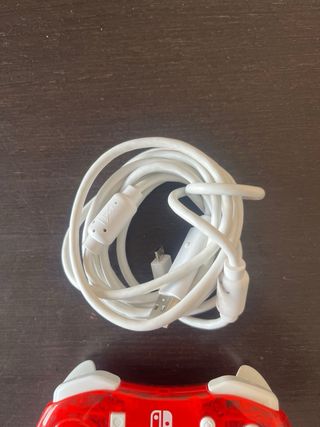 Mando Pro Rock Candy Nintendo Switch Rojo + Cable