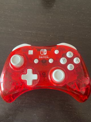 Mando Pro Rock Candy Nintendo Switch Rojo + Cable