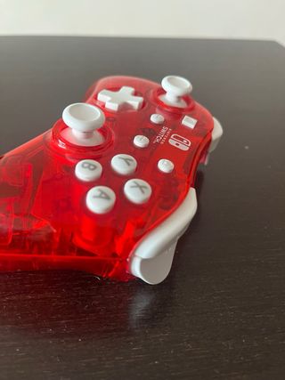 Mando Pro Rock Candy Nintendo Switch Rojo + Cable