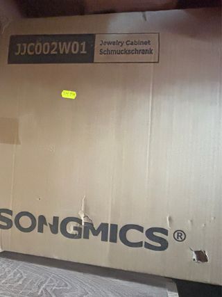 Specchio a figura intera con cornice in legno