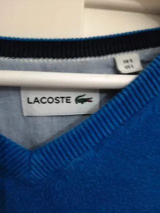 Jersey Lacoste Azul Talla L