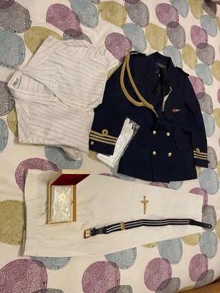 Traje de Comunión Azul GONVER Talla 9