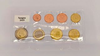 Serie Euro Spagna 2025 FDC - 8 Monete