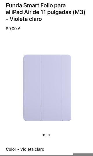 Funda Smart Folio para el iPad Air de 11 pulgadas - Violeta claro