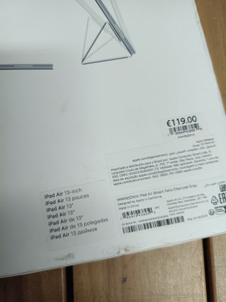 Funda Smart Folio para el iPad Air de 13 pulgadas (M3) - Gris carbón