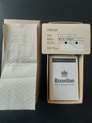 Reloj Hamilton Khaki 6359 Cuarzo 33mm. Años 90