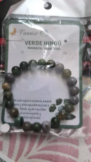 Pulsera Fannie Verde Hindú