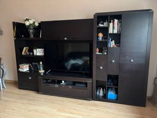 Mueble de salón modular madera